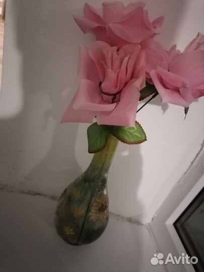 Вязанный букет