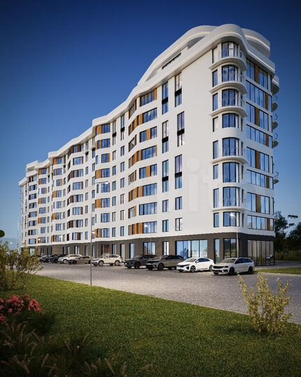 2-к. квартира, 57,3 м², 6/9 эт.