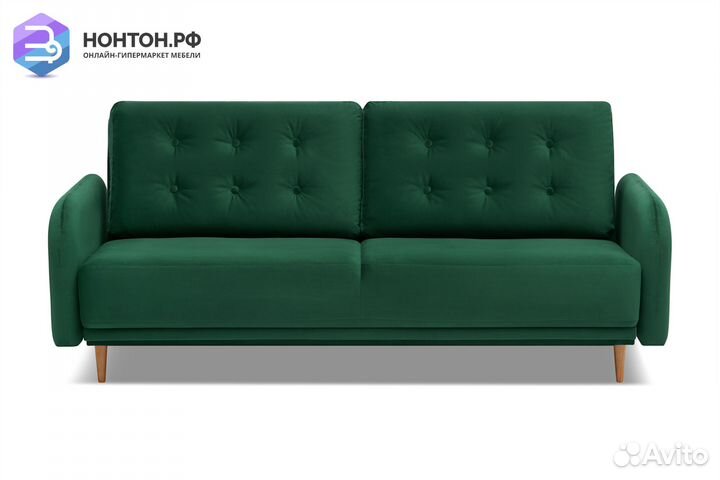 Диван книжка Париж изумрудный