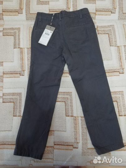 Джинсы на х/б подкладе для мальчика (р.122), новые