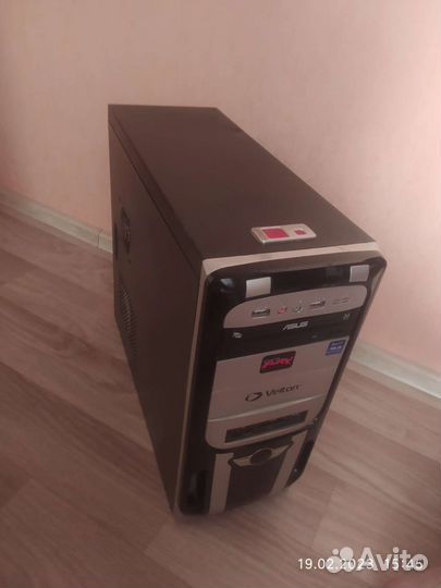 Корпус для пк Velton+dvd+card-rider+вентиляторы