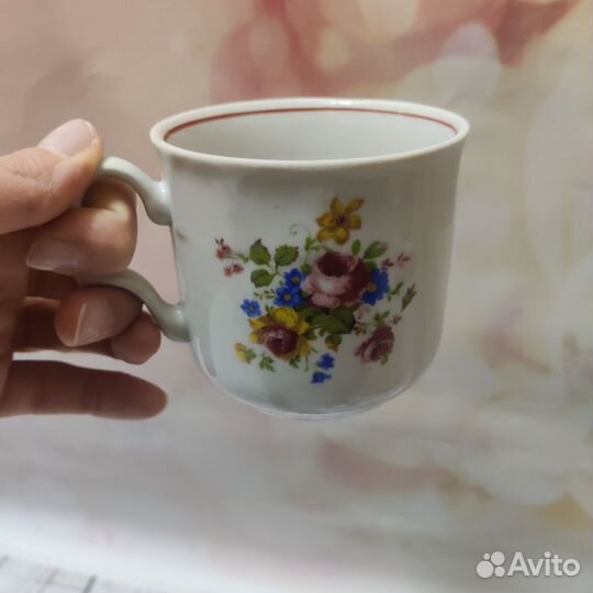 Чашки кружки бокалы фарфор Вербилки Полонное