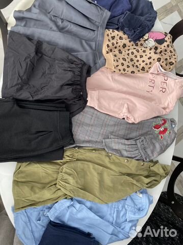 Детские вещи пакетом для девочек 9-10 лет