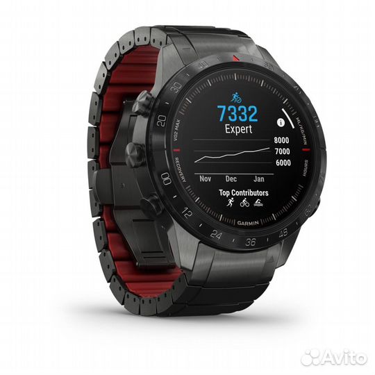 Титановый браслет DLC Garmin Marq 22