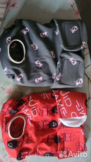 Многоразовые трусики для собак и тёплые попоны