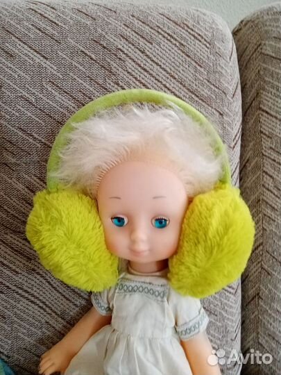 Меховые наушники для девочки