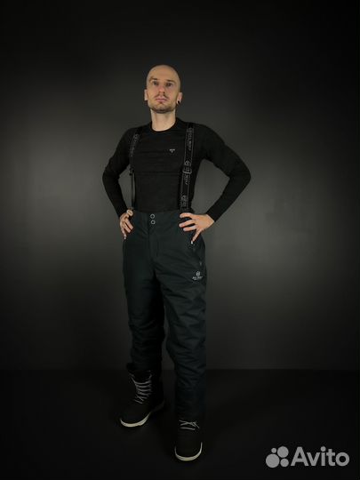 Полукомбинезон горнолыжный Evil Wolf Серый