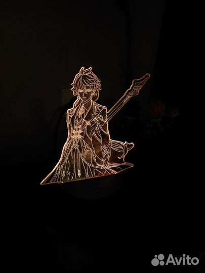 Genshin impact фигурка ночник