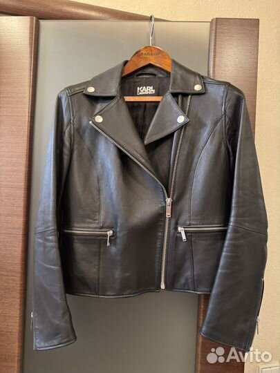 Кожаная куртка karl lagerfeld оригинал