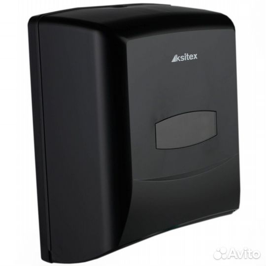 Диспенсер для бумажных полотенец в листах черный