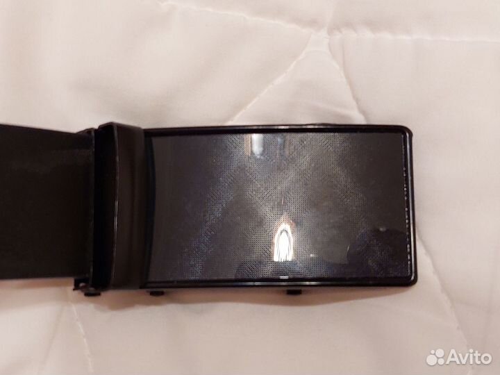 Ремень мужской пряжка автомат Кожа