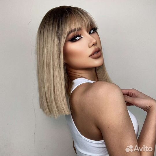 Парик новый блонд светлый