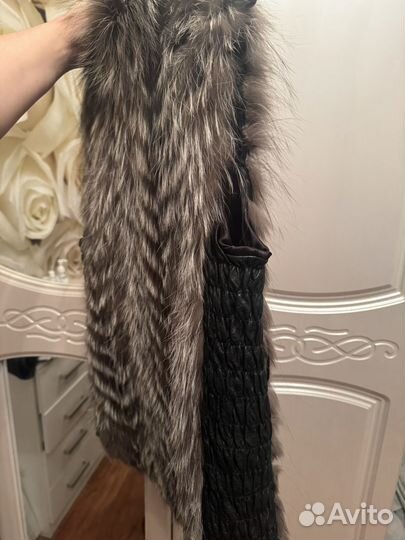 Жилетка меховая женская 48 50 размер