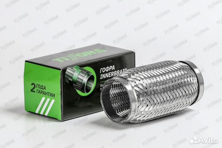 Гофра 60 / 150 (aisi 304 with inner braid)