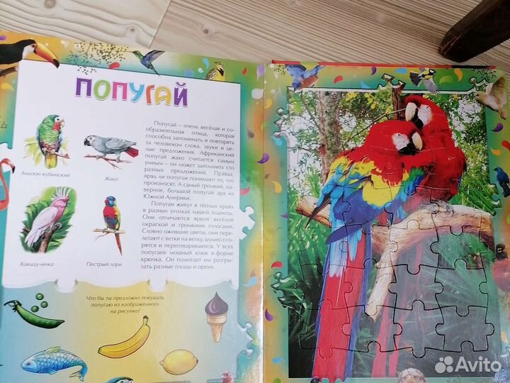 Книга+ 6 пазлов