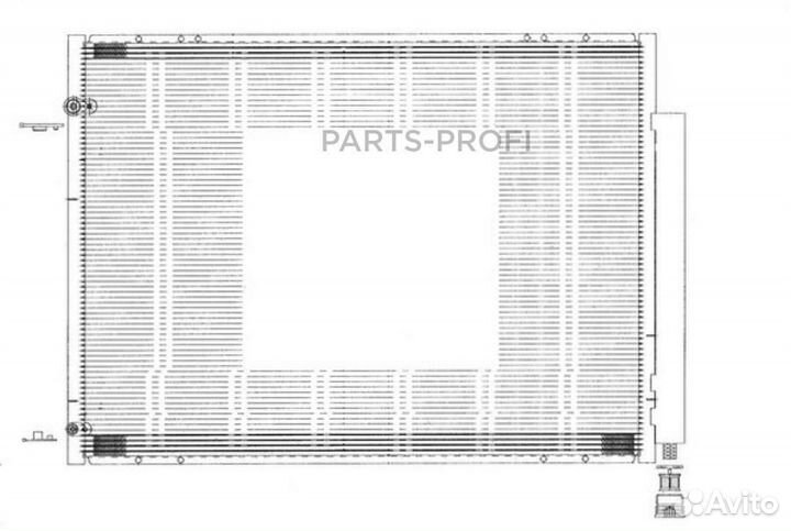 Sakura 52719802 Радиатор кондиционера lexus RX 350 3.5 05-08