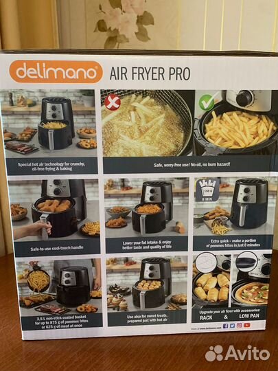 Аэрогриль Delimano Помощница про, черный