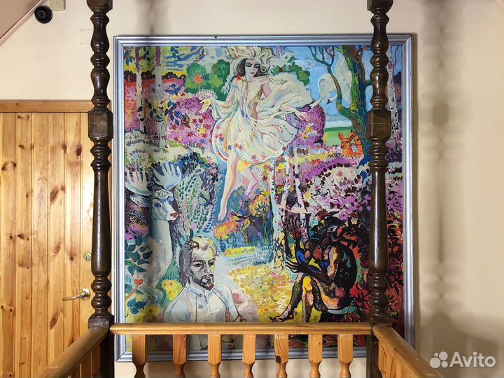 Н.З. Бикулов картина «Весна пришла»1987 г