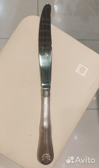 Серебряный столовый нож