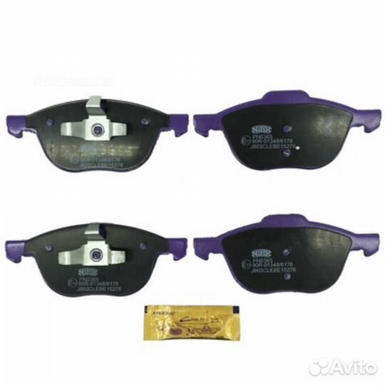 Nibk PN0365 Колодки тормозные дисковые перед