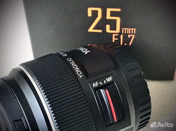 Обьектив Olympus micro 4/3 Yongnuo 25mm 1.7 Новый