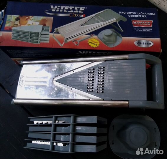 Многофункциональная овощерезка 5 насадок