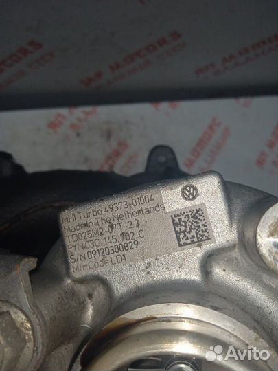 Турбина Volkswagen Golf 6 caxa 2012