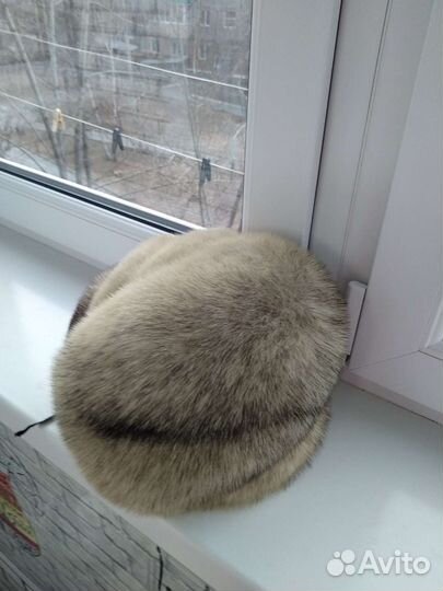 Шапка норковая женская бу