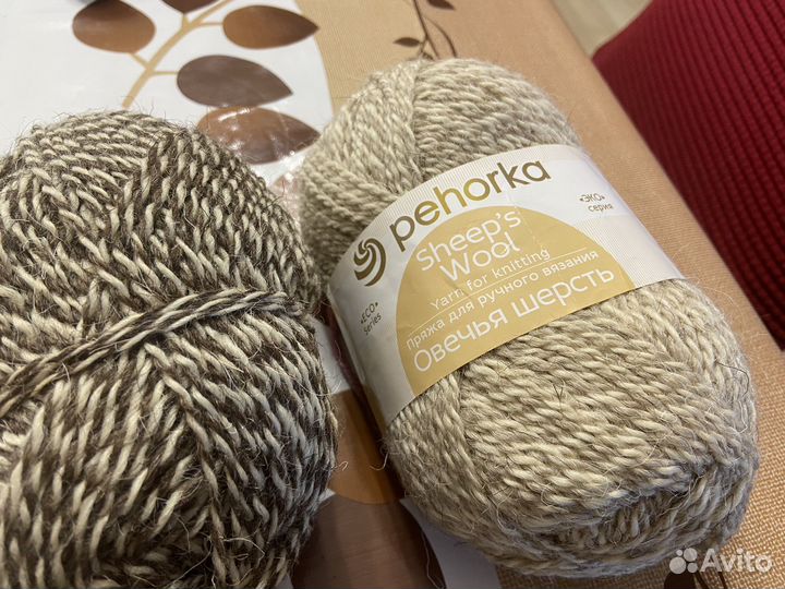 Носки шерсть натуральная р 37-38 ручная работа