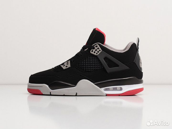 Кроссовки Air Jordan 4 Bred (36-45)