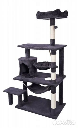 Игровой домик с когтеточкой для кошек