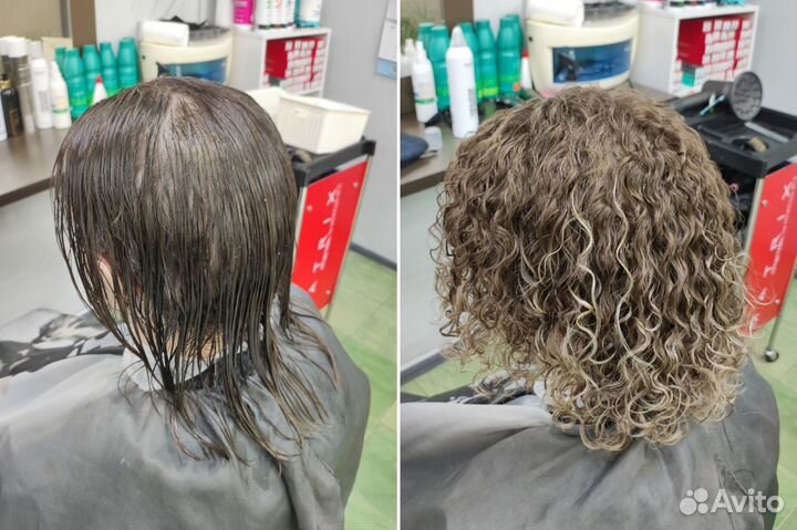 Завивка волос / биозавивка / химическая завивка