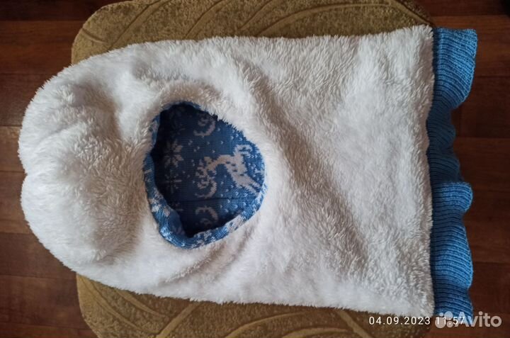 Шапка-шлем зимняя новая 52-54р