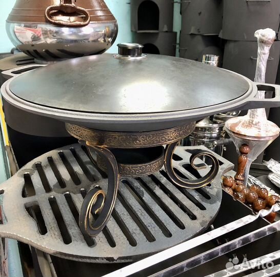 Подставка под садж (казан) кованая