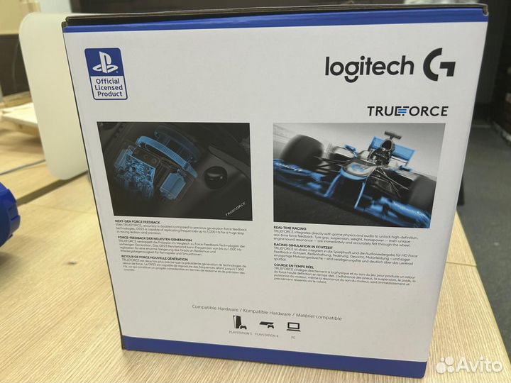 Руль игровой Logitech G923 TrueForce PC/PS4/PS5