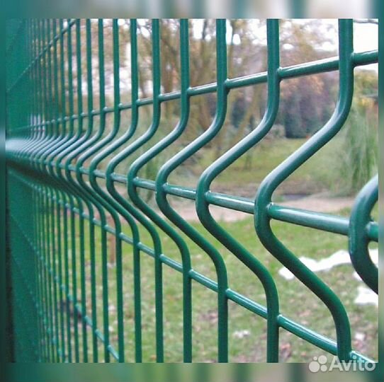 Сетка для забора 3d