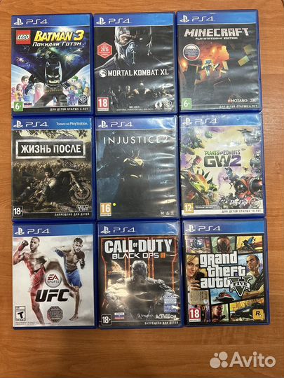 Диски игры для ps4