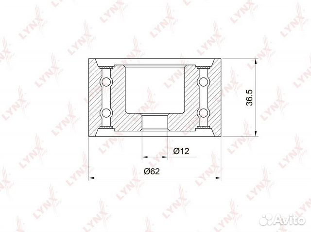 Ролик ремня грм toyota camry 2.5/3.0/3.3