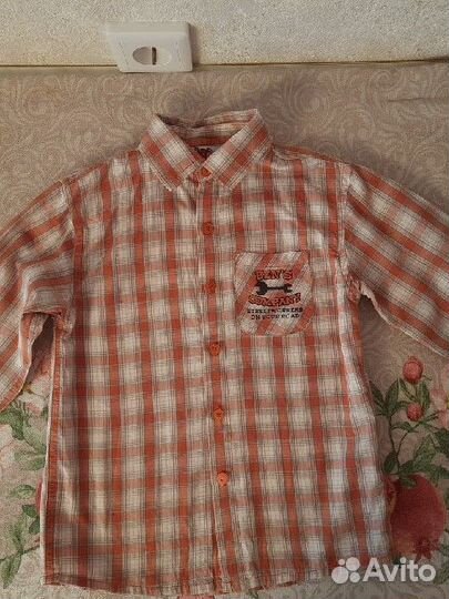 Рубашка для мальчика рост 116