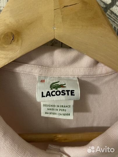 Lacoste polo женское оригинал