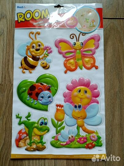 Объемные наклейки 3D