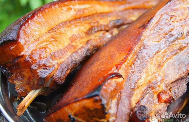 Сало копченое домашнее