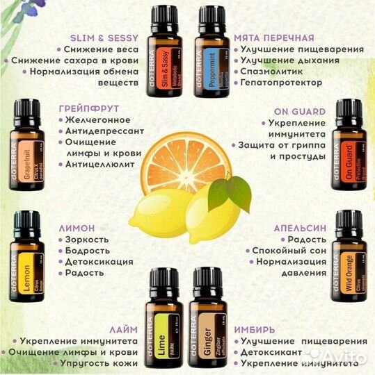 Эфирные масла doterra