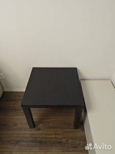 Журнальный столик IKEA черный