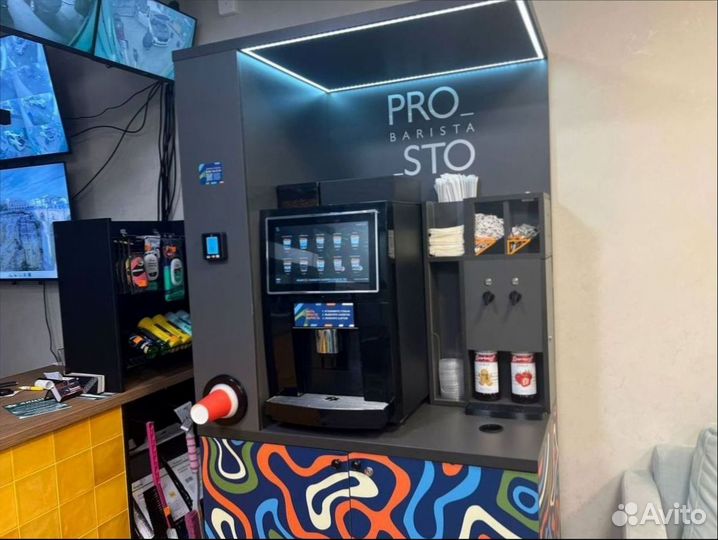 Вендинговый автомат кофе новый