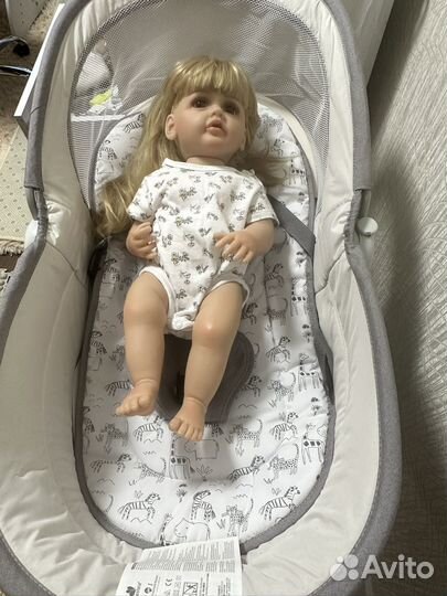 Кукла Реборн и Шезлонг