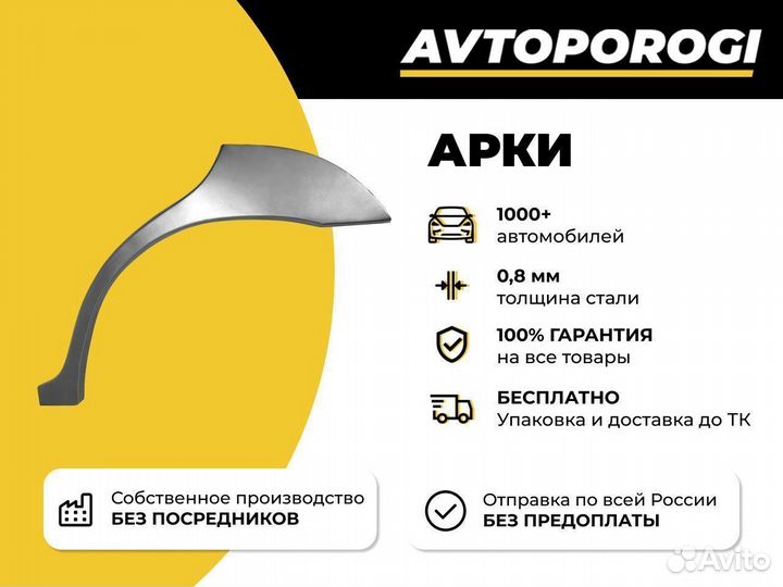 Ремонтная арка Kia Spectra