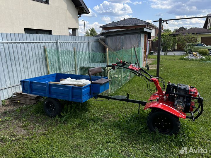 Мотоблоки и культиваторы с прицепом