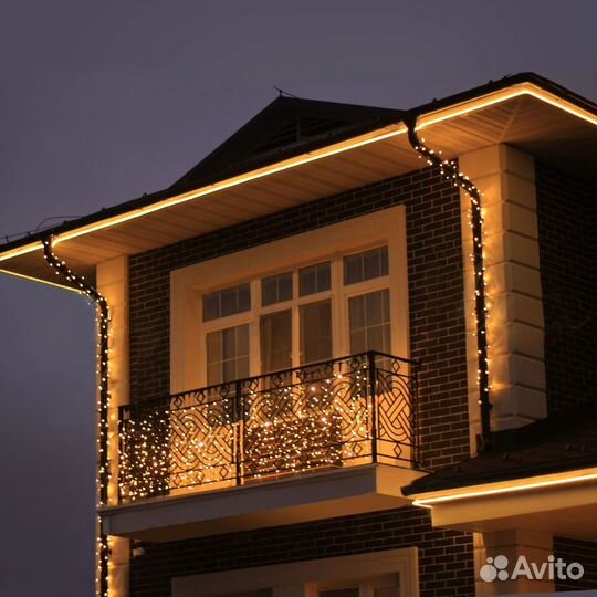 Красивая подсветка дома