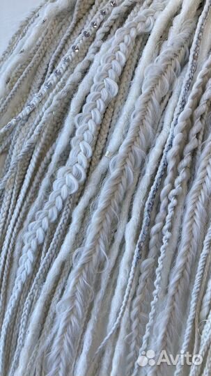 Комплект де косы и дреды, многофактурный